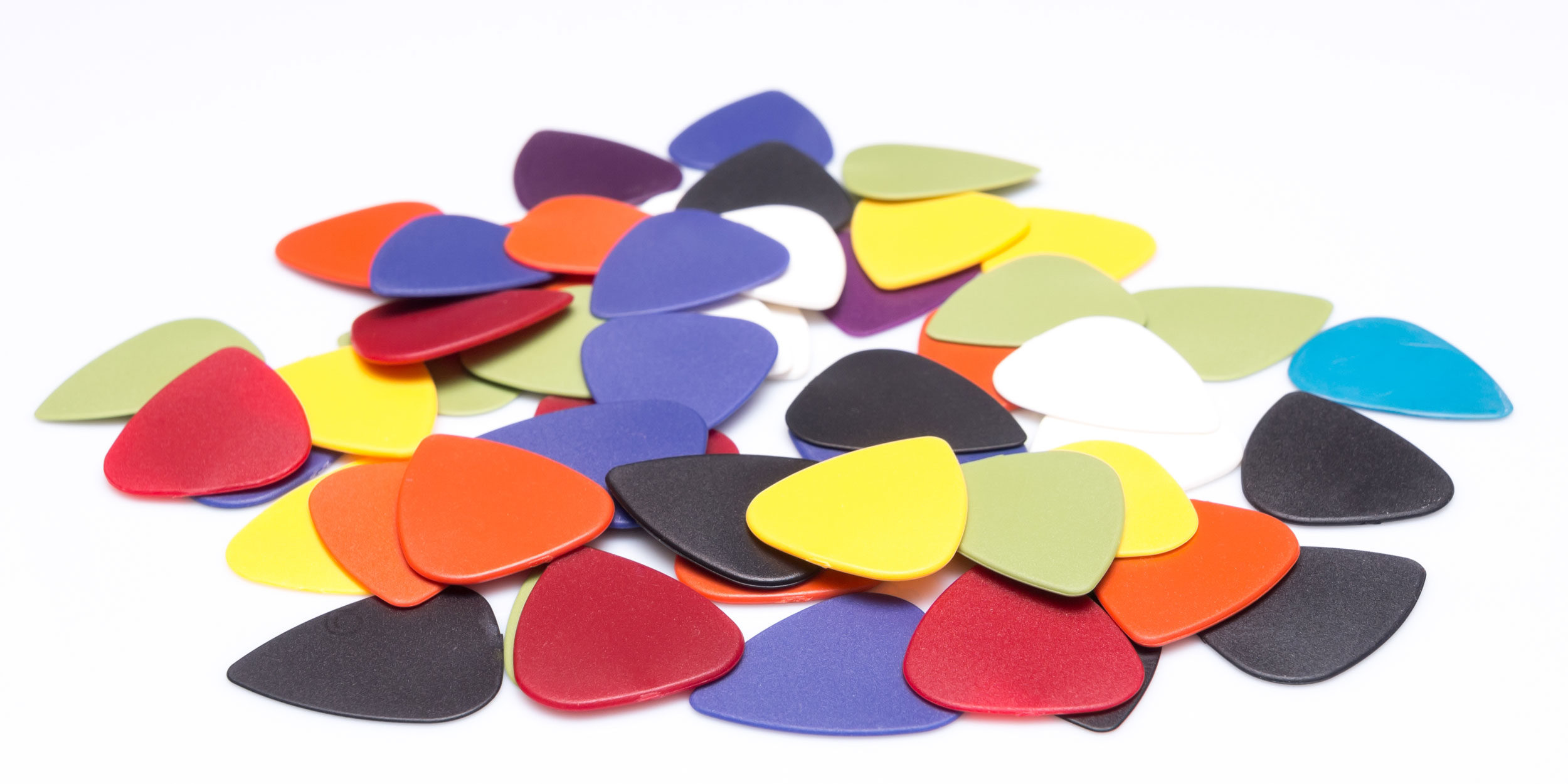 Plekter i flere farger