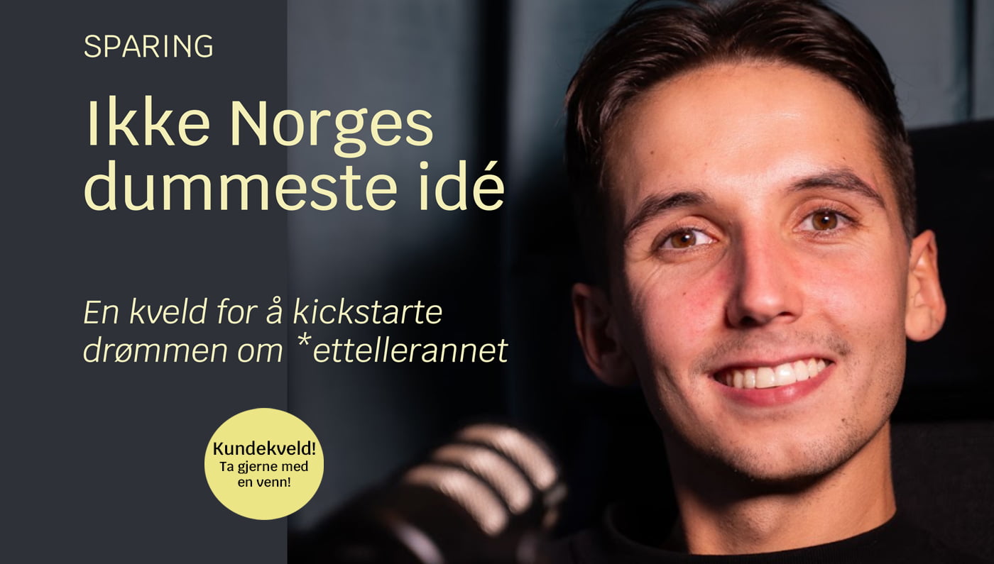 Oliver Bergset inviterer til kundekveld